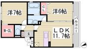 プロスペラールの間取り画像