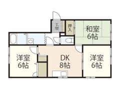 ウエストコートAの間取り画像