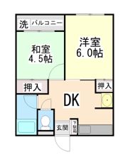 マツヤパークマンションの間取り画像