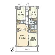 モナーク西浦和パークサイドの間取り画像