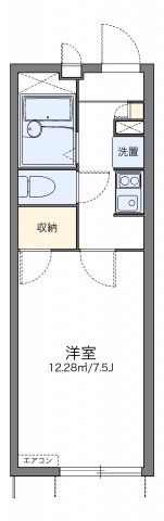 レオパレスキャロットハウスの間取り画像