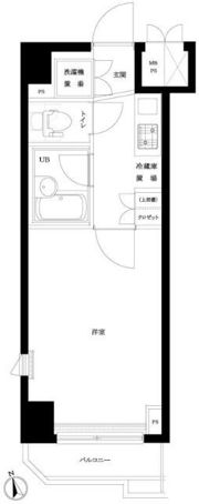 ルーブル大森八番館の間取り画像