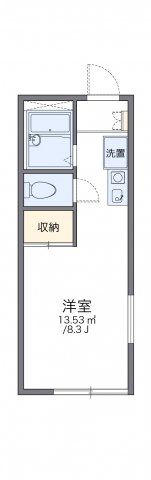 レオパレストダワンルームハイツ2の間取り画像