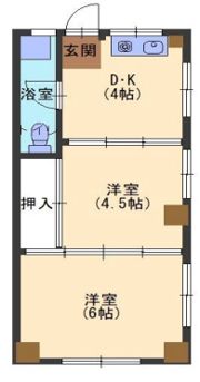 栄マンションの間取り画像