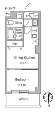 ドゥーエ南千住の間取り画像