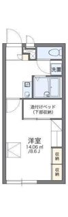 レオパレスサンタローザの間取り画像