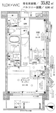 グローベル志村坂上プライムシティの間取り画像