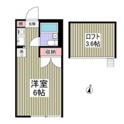 サニーサイド三田南Aの間取り画像