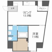 W.O.B.NISHIUMEDAの間取り画像