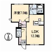 シャーメゾンミモザの間取り画像