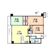 アパガーデンパレスなかしん一号館の間取り画像