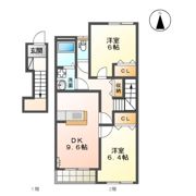 スカイヴィレッジ城南A棟の間取り画像