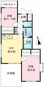 ノア豪徳寺の間取り画像