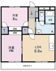 VPマンションⅢの間取り画像