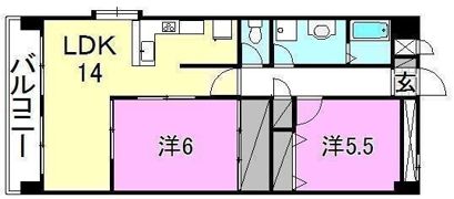 アービア永木の間取り画像