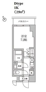 レジディア日本橋馬喰町Ⅱの間取り画像