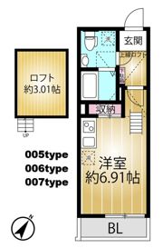 RS参番館の間取り画像