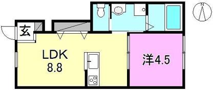 Luna Bianca Houmenの間取り画像