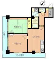 キャッスルナカダの間取り画像