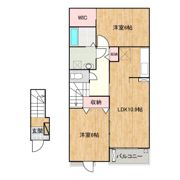 シャルムメゾン曙Aの間取り画像