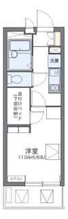 レオパレスⅠBAの間取り画像