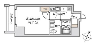 ドゥーエ千駄木の間取り画像
