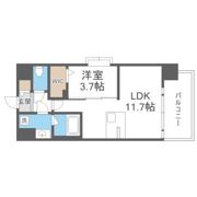 Alivis浪速東SoL TERRACEの間取り画像