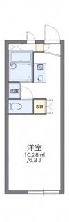 レオパレスカメリア四番館の間取り画像