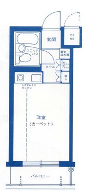 センチュリー西久保の間取り画像