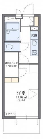 レオパレス池上新町の間取り画像