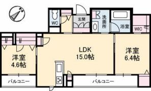 helianthe南幸町の間取り画像