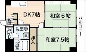 八幡ビルの間取り画像