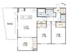 柏の森新築の間取り画像