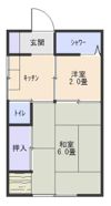 しげる荘の間取り画像