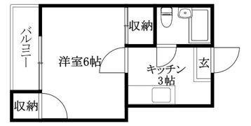 イエローコーポの間取り画像