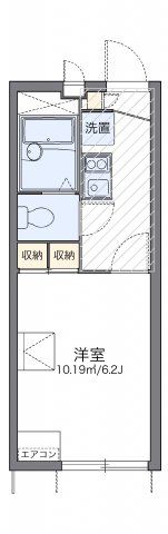 レオパレスシャトーナカジマC棟の間取り画像