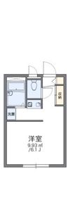レオパレスフォレストの間取り画像