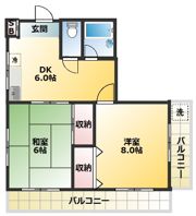 花こう第2ビルの間取り画像