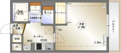 Comodo Motoyamaの間取り画像
