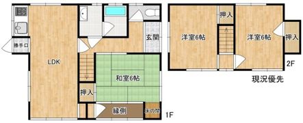 加藤貸家の間取り画像