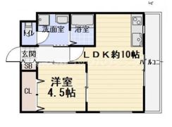 KTIレジデンス西三荘の間取り画像