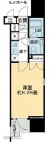 パトリア九段下の間取り画像