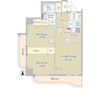 センテニアルタワーの間取り画像