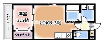 ジーメゾン寝屋川秦町ルシェールの間取り画像