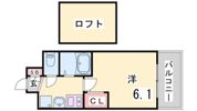 エステムコート三宮駅前ラ・ドゥーの間取り画像