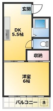 新井マンションの間取り画像
