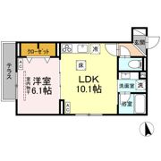 D-asset府中町の間取り画像