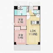 レジデンシア都島アイラの間取り画像