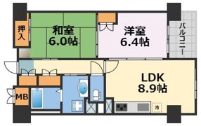 フラッツ志香の間取り画像