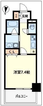 セレッソコート新大阪の間取り画像